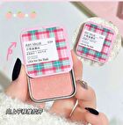 Checkered Little Iron Box Blush - 4 Colors - 2# Peach Light Pink - 4g