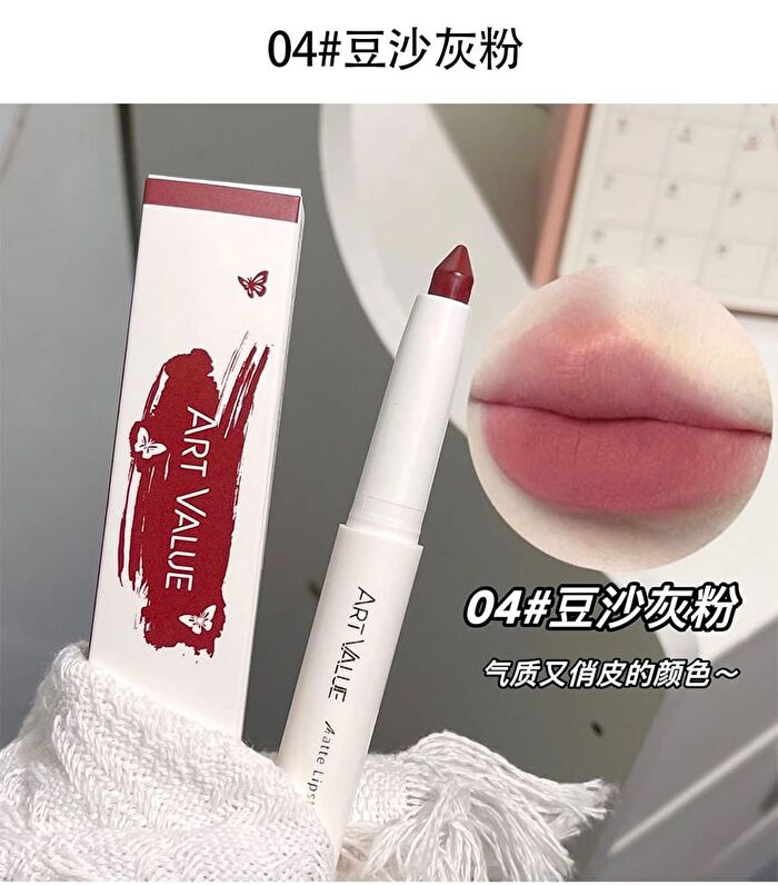 Soft Silky Matte Lipstick Pen - 6 Colors - 6# Sandhill Rose - 1.4g
