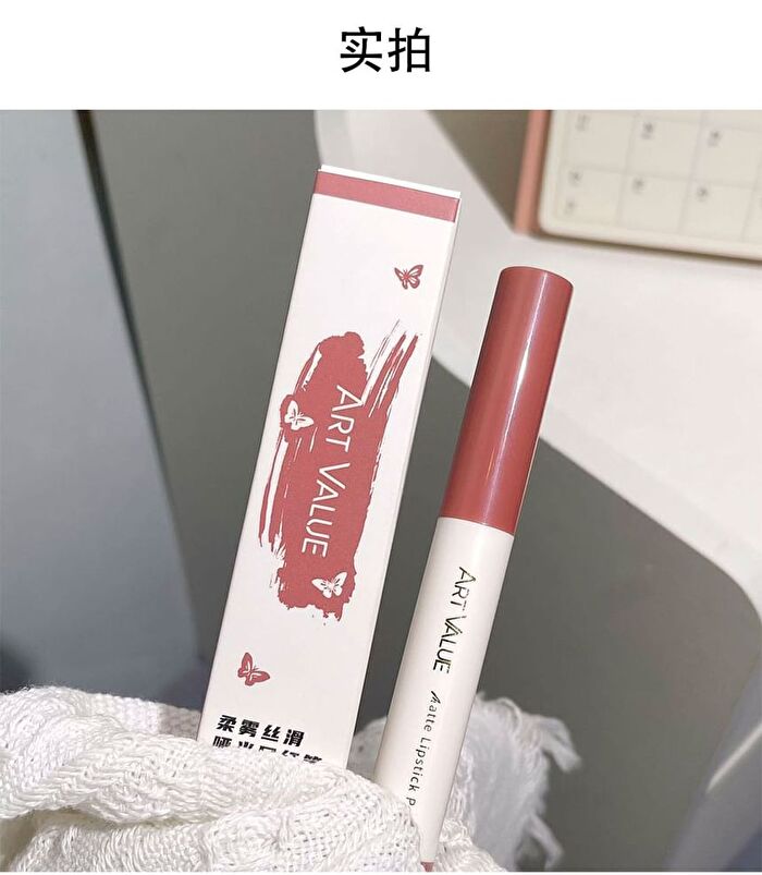 Soft Silky Matte Lipstick Pen - 6 Colors - 6# Sandhill Rose - 1.4g