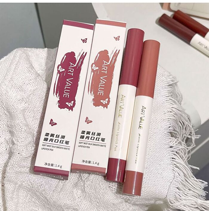 Soft Silky Matte Lipstick Pen - 6 Colors - 6# Sandhill Rose - 1.4g