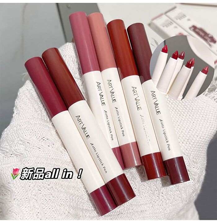 Soft Silky Matte Lipstick Pen - 6 Colors - 6# Sandhill Rose - 1.4g