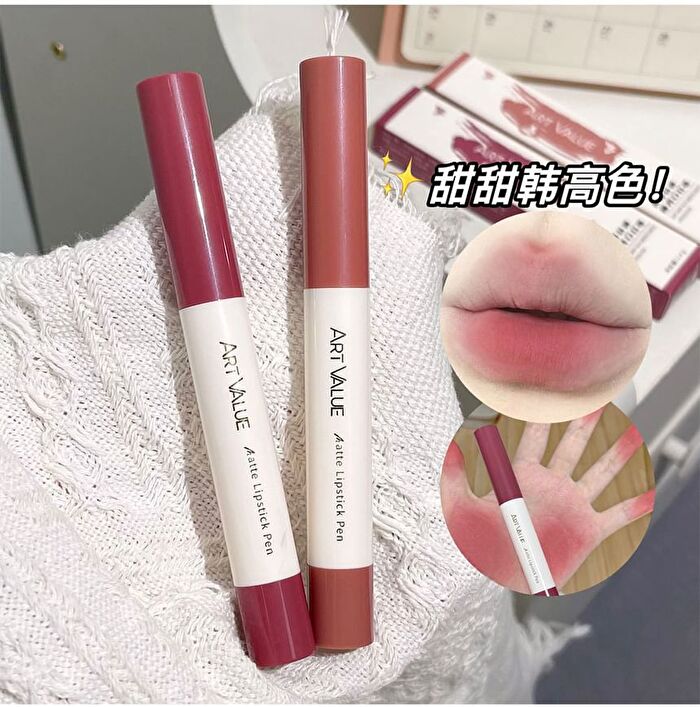 Soft Silky Matte Lipstick Pen - 6 Colors - 6# Sandhill Rose - 1.4g