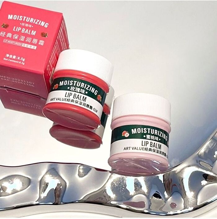 Classic Moisturizing Lip Balm - 4 Flavors - 3# Peach - 8.5g