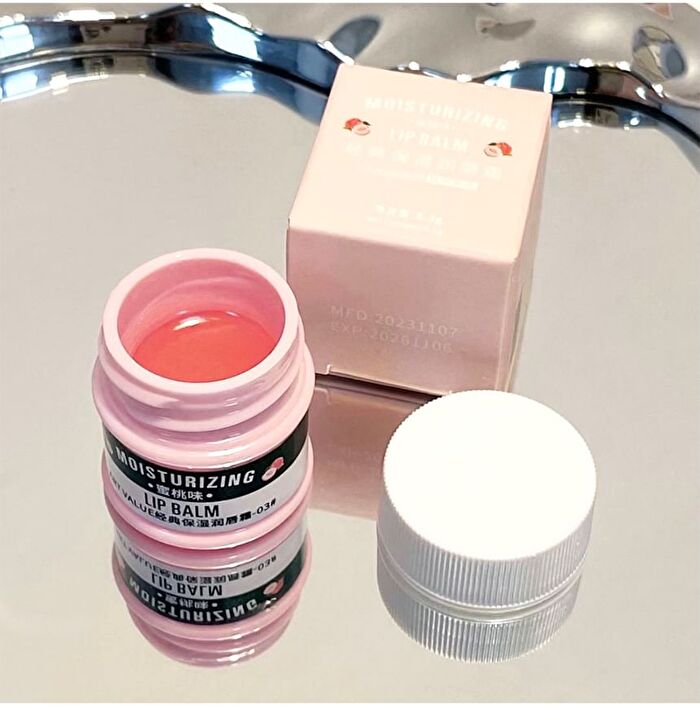 Classic Moisturizing Lip Balm - 4 Flavors - 3# Peach - 8.5g