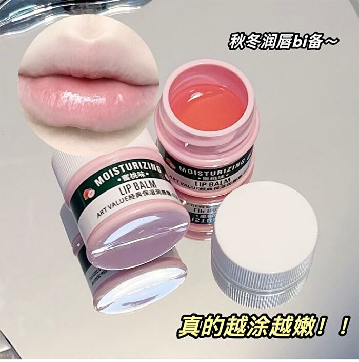 Classic Moisturizing Lip Balm - 4 Flavors - 3# Peach - 8.5g