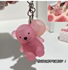 Cute Bear Keychain Velvet Lip Mud - 6 Colors - 2# Almond Cheese - 1.7g
