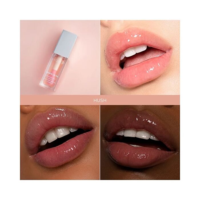 Sigma Beauty Renew Lip Oil - Hush - PH-activated Clear Pink Sheen
