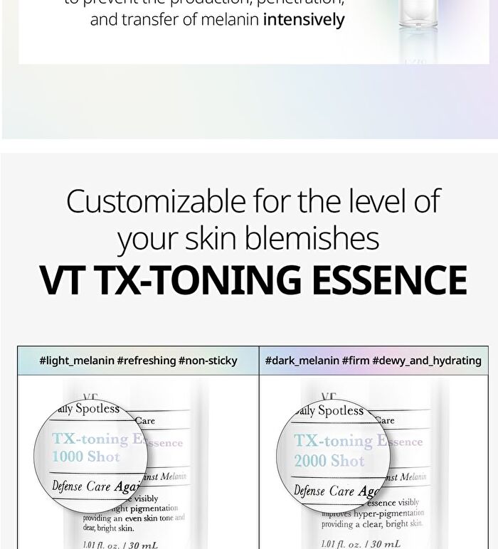 Vt TX-toning Essence 1000 Shot - 30ml