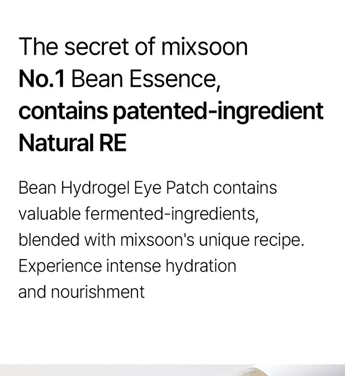 mixsoon Bean Hydrogel Eye Patch - 60 patches