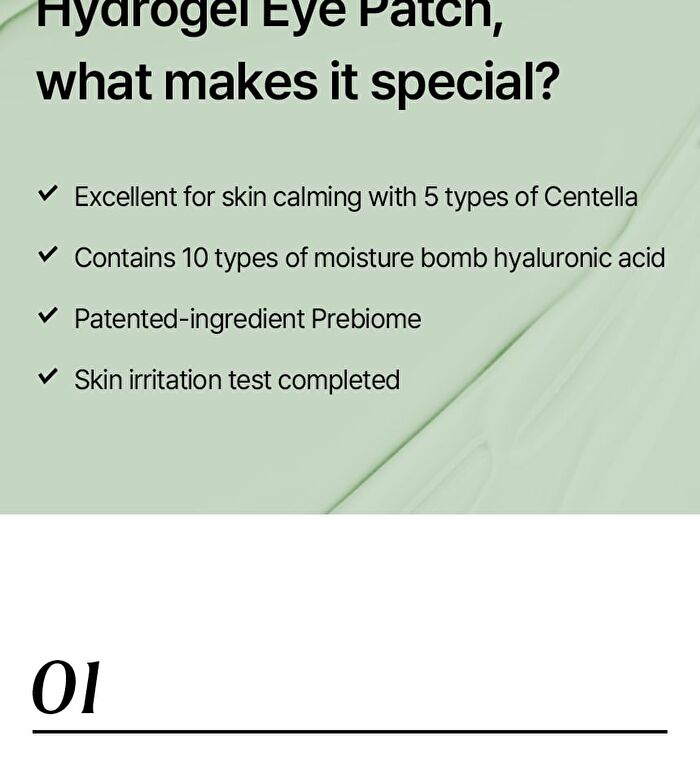 mixsoon Cica-Hyal Hydrogel Eye Patch - 60 patches