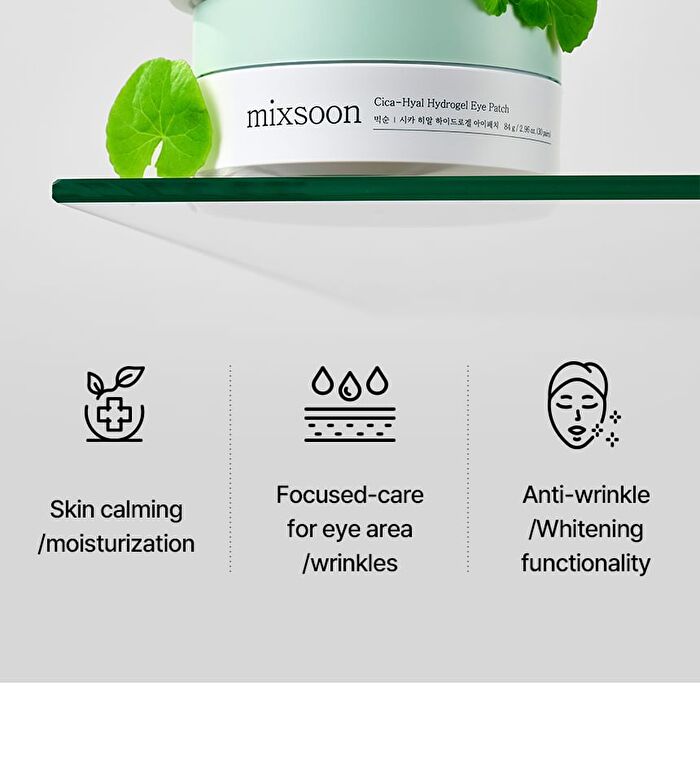 mixsoon Cica-Hyal Hydrogel Eye Patch - 60 patches