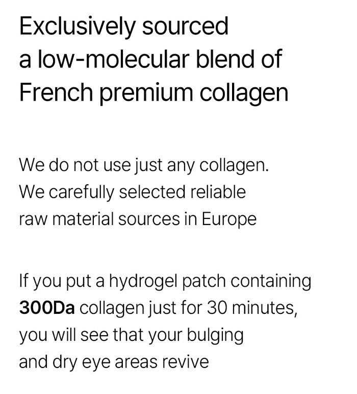 mixsoon Collagen Hydrogel Eye Patch - 60 patches