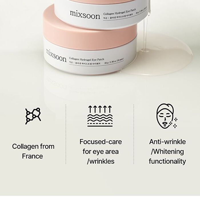 mixsoon Collagen Hydrogel Eye Patch - 60 patches