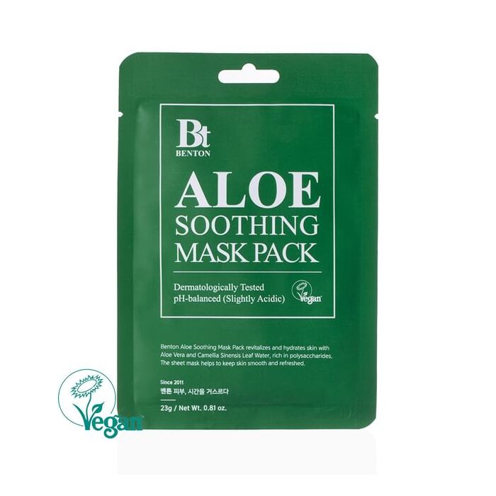 Aloe Soothing Mask Pack Set 10pcs - 23g x 10pcs