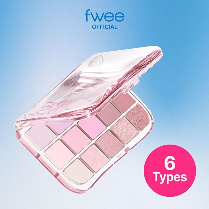 fwee More Mood Eyeshadow Palette - 6 Colors - #04 More Than Red
