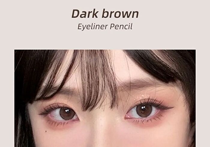 Gella\'s Slim Eyeliner Pencil - 5 Colors - #4 Reddish Brown