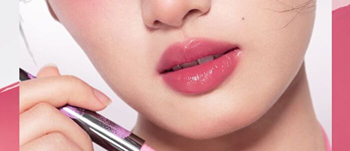 Neiyou Translucent Mirror Liquid Lipstick Pen - 6 Colors - M03# Gray Purple Bean Paste - 3g