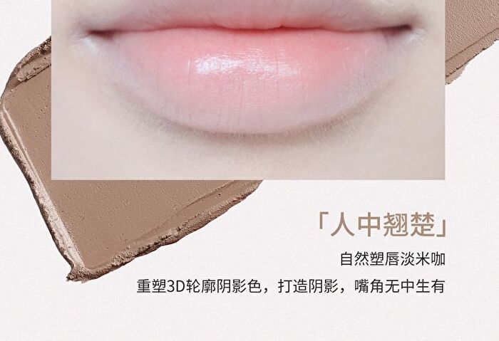 Dual-Ended Delicate Multi-Use Lipliner Pen - 5 Colors - D003# Pink White - 250mg