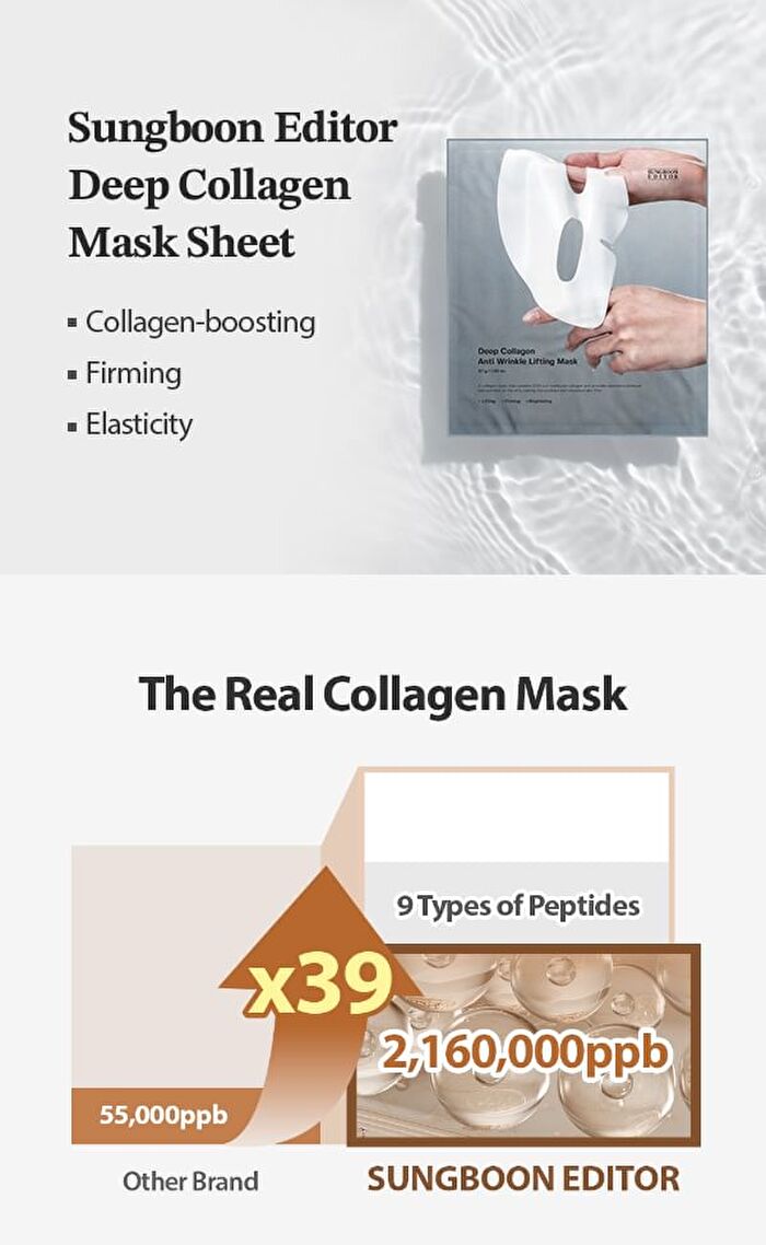 Deep Collagen Mask Set - 4 Types - Niacin Vita C Brightening