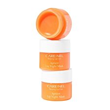 CARE:NEL Apricot Lip Night Mask Set - 5g x 3 pcs