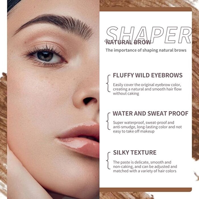 Natural Brow Shaper - 4 Colors - 01# Light Brown - 8g
