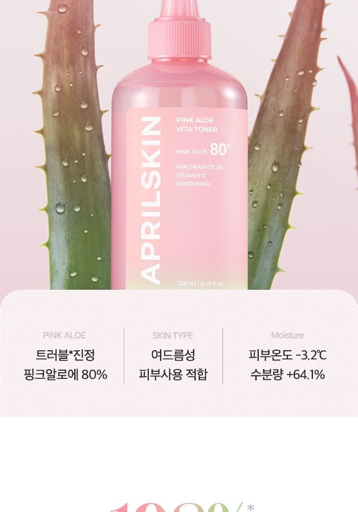 Aprilskin Pink Aloe Vita Toner - 250ml