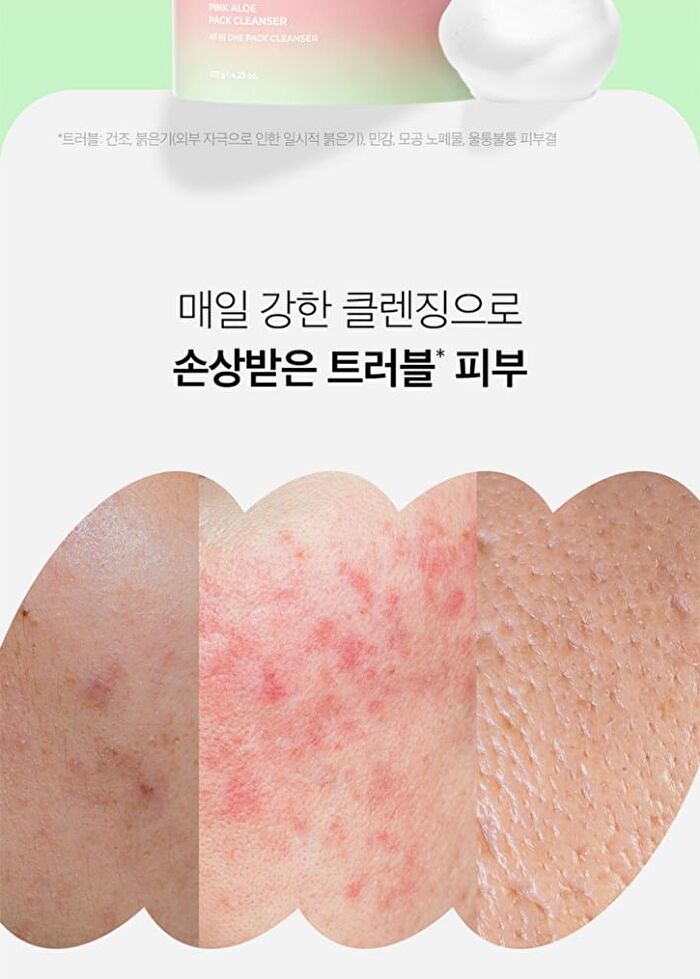 Aprilskin Pink Aloe Pack Cleanser - 120g
