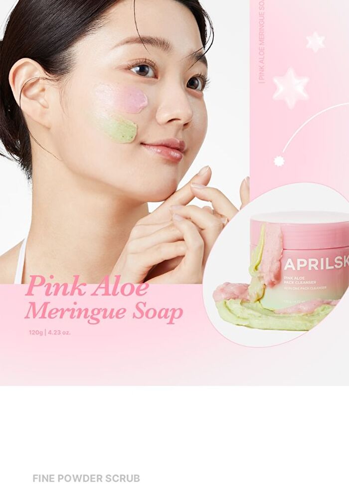 Aprilskin Pink Aloe Pack Cleanser - 120g