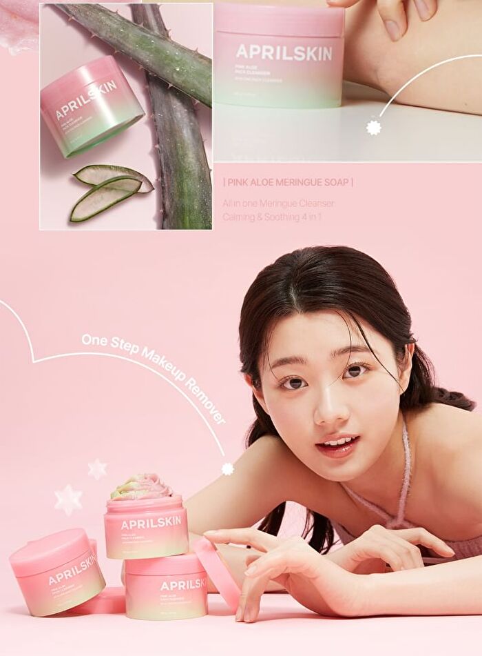 Aprilskin Pink Aloe Pack Cleanser - 120g