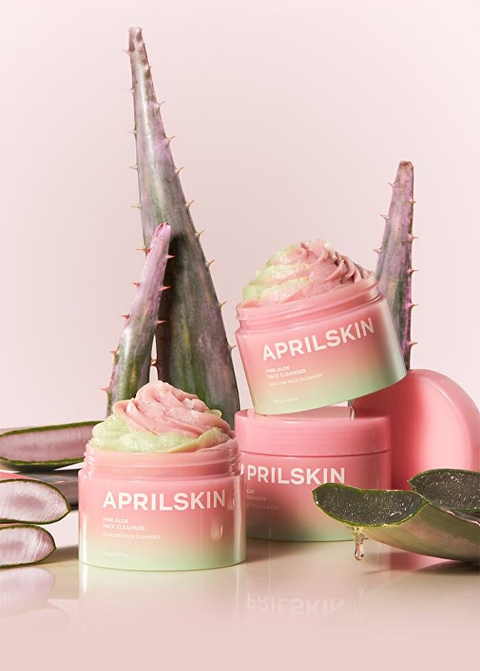 Aprilskin Pink Aloe Pack Cleanser - 120g