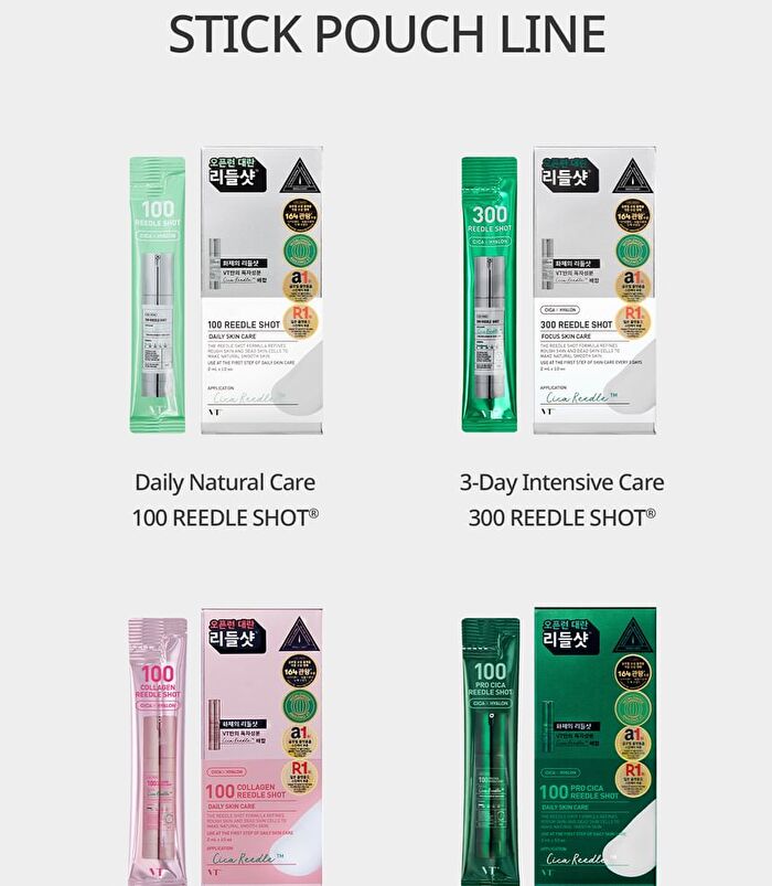 Vt Vita-light Reedle Shot 100 Stick Pouch - 2ml x 10 pcs