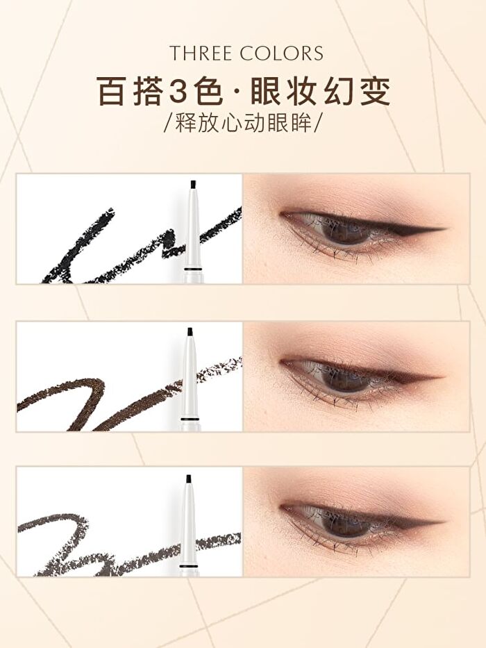 Jejo One Stroke Smooth Gel Eyeliner - 3 Colors - A01 Black Pearl - 50mg