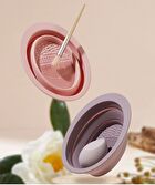 Makeup Brush Cleaning Bowl - #01 Purple - 58g