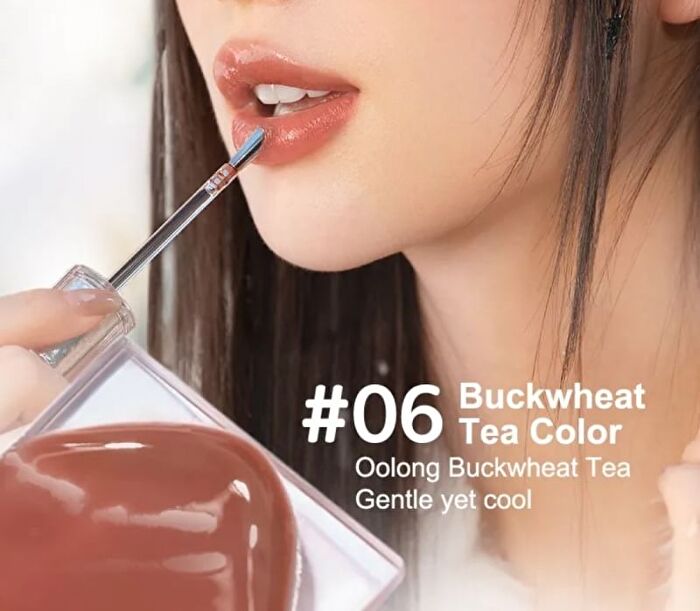 Special Edition Ice Watery Lip Gloss - 3 Colors (5-7) - #07 Hot Red Wine Color - 2.4g (New Version)