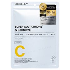 Cicibella Premium Sheet Mask Super Glutathione & Exosome - 30 pcs