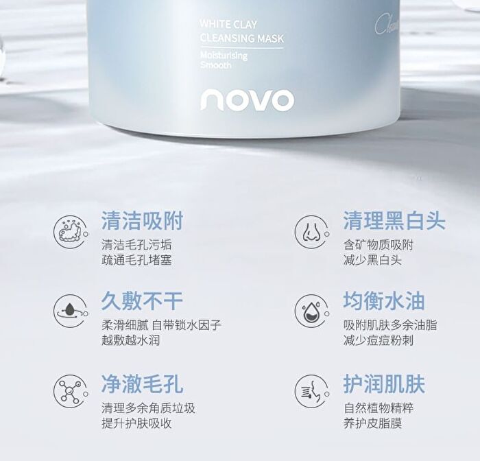 Novo Purifying Cleansing Mud Mask - 100g