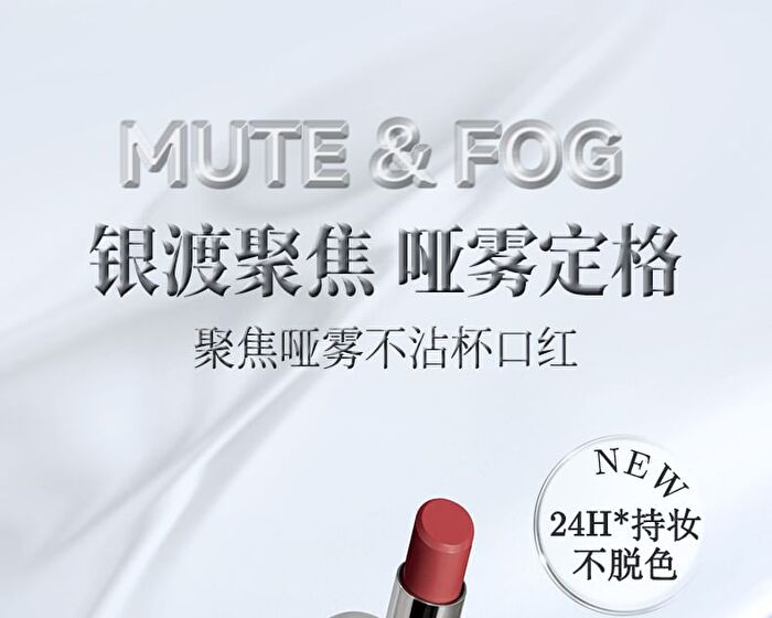 Focus Matte Lipstick - 6 Colors - 101# Naked Brown - 1.9g