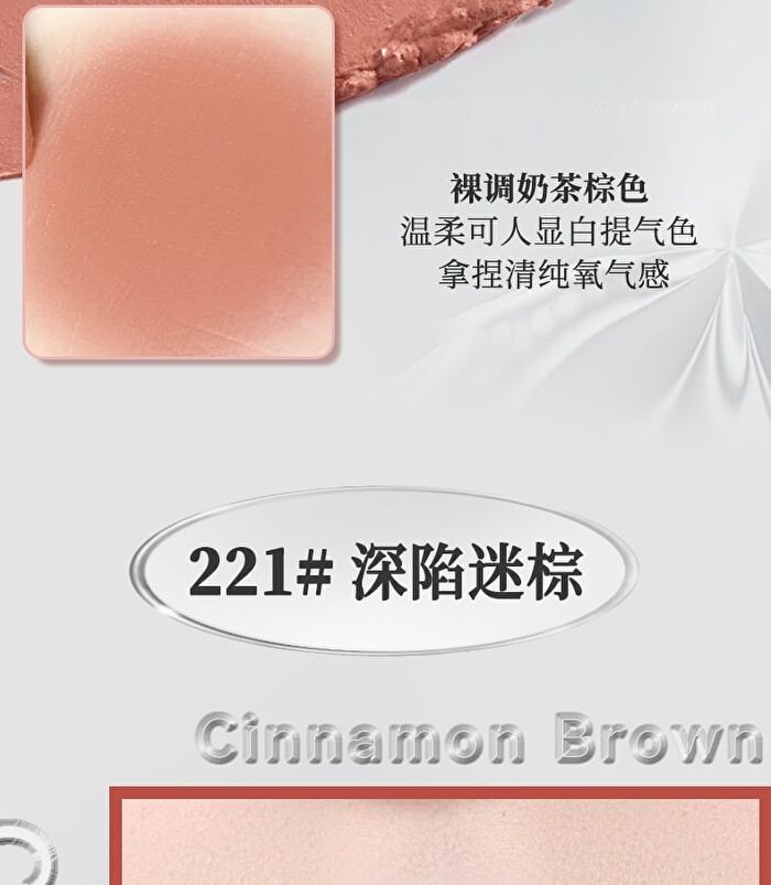 Focus Matte Lipstick - 6 Colors - 101# Naked Brown - 1.9g