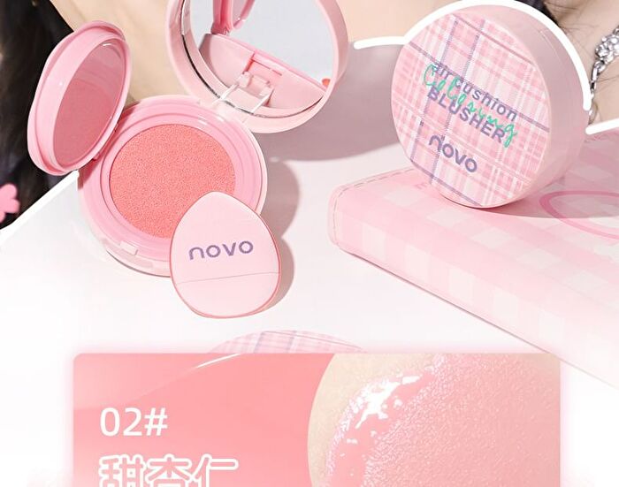 Plumping Tipsy Cushion Blusher - 3 Colors - 03# Strawberry Milk - 7g