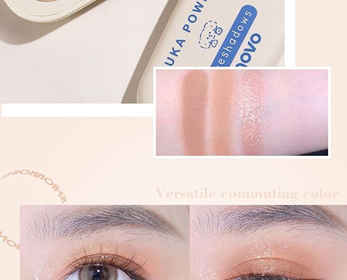 Happy Puppy Quad Color Eyeshadow Palette - 4 Types - 03# Dream Butterfly - 5.4g