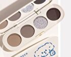 Happy Puppy Quad Color Eyeshadow Palette - 4 Types - 03# Dream Butterfly - 5.4g