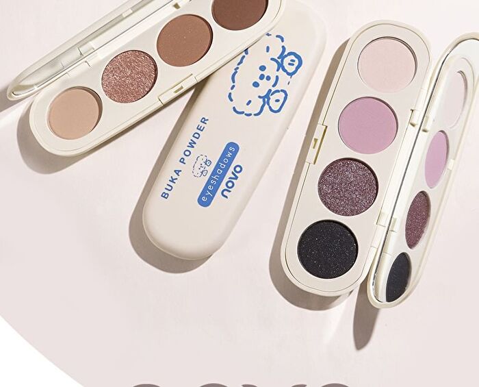 Happy Puppy Quad Color Eyeshadow Palette - 4 Types - 03# Dream Butterfly - 5.4g