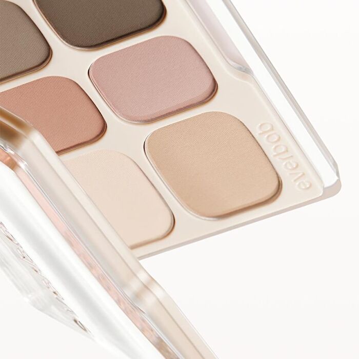 6-Color Nude Matte Eyeshadow Palette - 01# - 10.5g