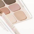 6-Color Nude Matte Eyeshadow Palette - 01# - 10.5g