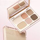 6-Color Nude Matte Eyeshadow Palette - 01# - 10.5g
