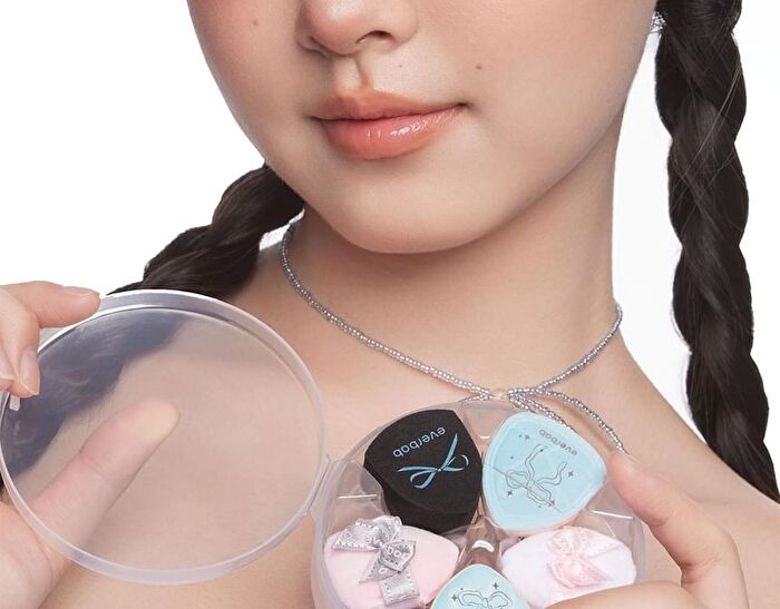 Bow Series Pink Bow Mini Finger Puff Set - Mini Finger Puff Set (6pcs)