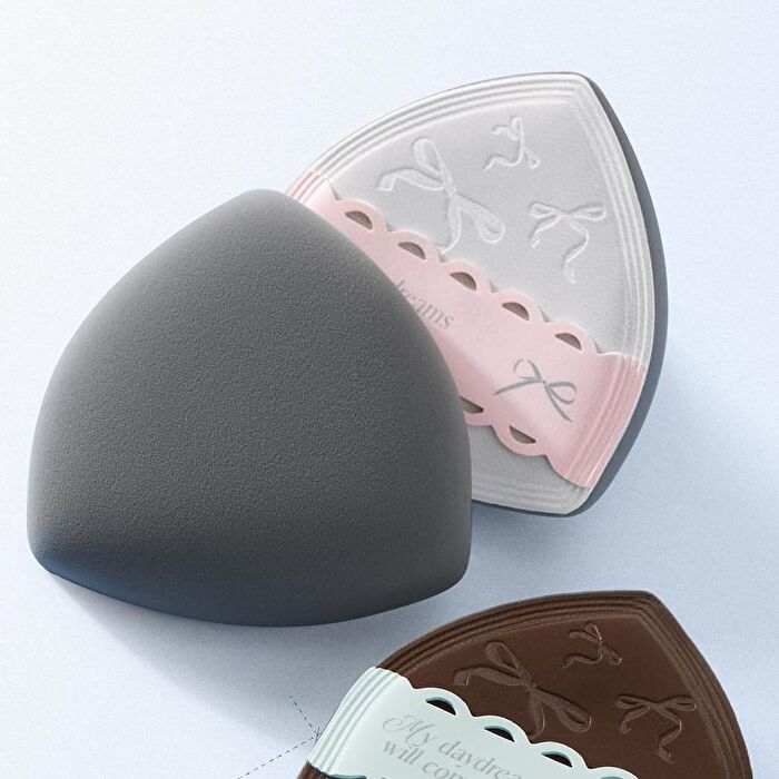 Bow Series Milk Skin Air Cushion Puff Set - Air Cushion Puff Set (2pcs)