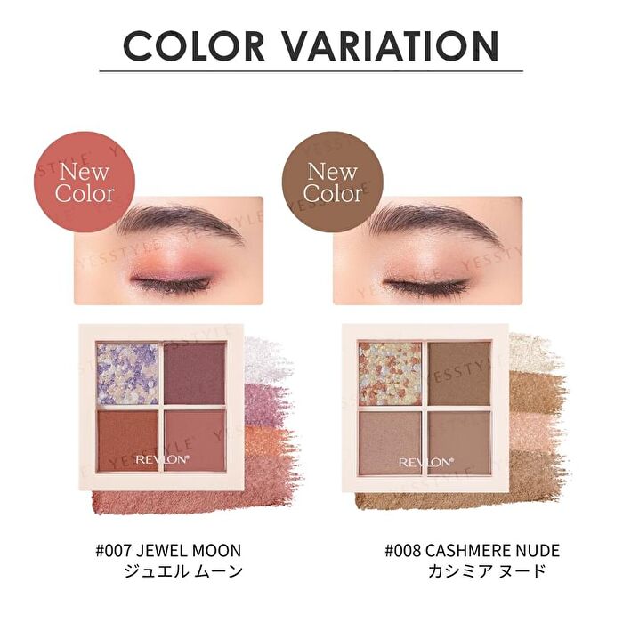 Dazzle Eyeshadow Quad - 004 Rosy Brown