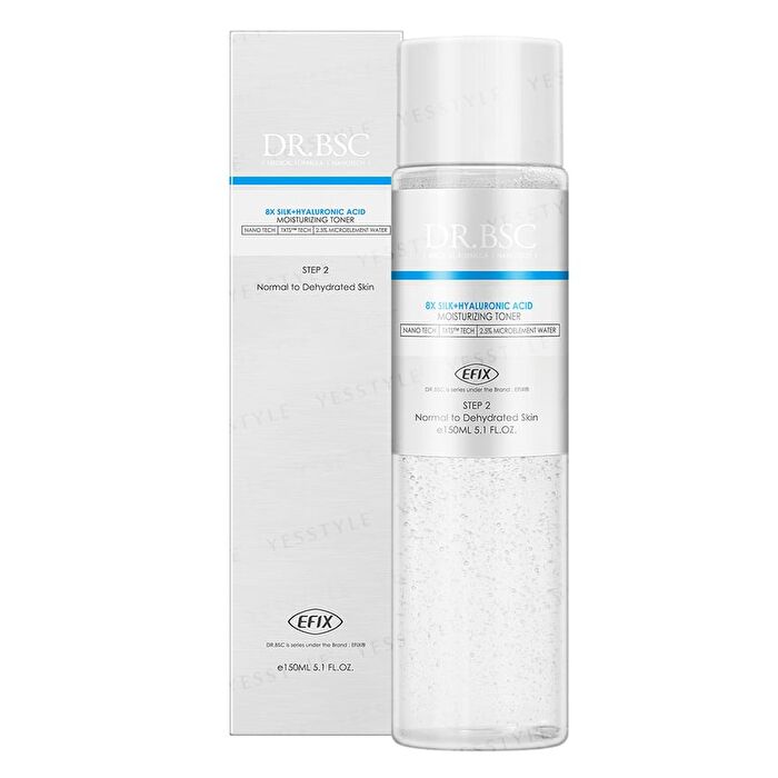 8X Silk + Hyaluronic Acid Moisturizing Toner - 150ml