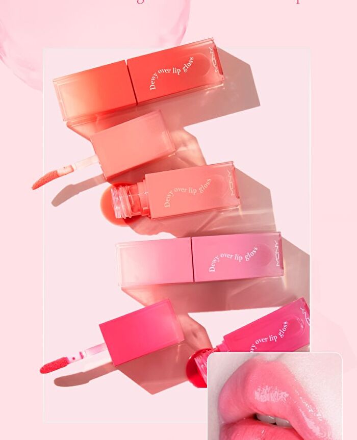 Mqny Dewy Over Lip Gloss - 6 Colors - #03 Raspberry Soda